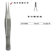 金鍾整形鑷  J3C040 14cm 無鈎 頭寬0.8 WD