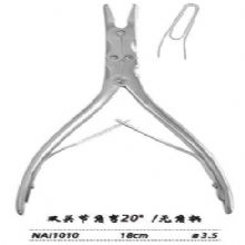 金鍾咬骨鉗  NAI010 18cm 雙關節(jie) 角彎20° 刃3.5 無角柄腦用(yong)咬骨鉗
