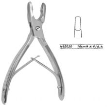 金鍾乳突咬骨鉗  H6E020 16cm 單(dan)關節(jie) 尖頭